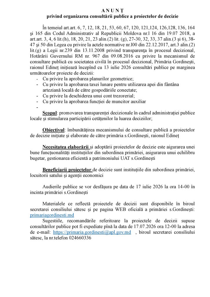 ANUNȚ 2